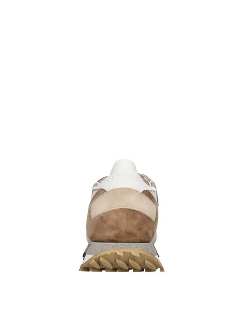 Sneakers in camoscio e tessuto GHOUD | RDLM ML36BIANCO-MARRONE